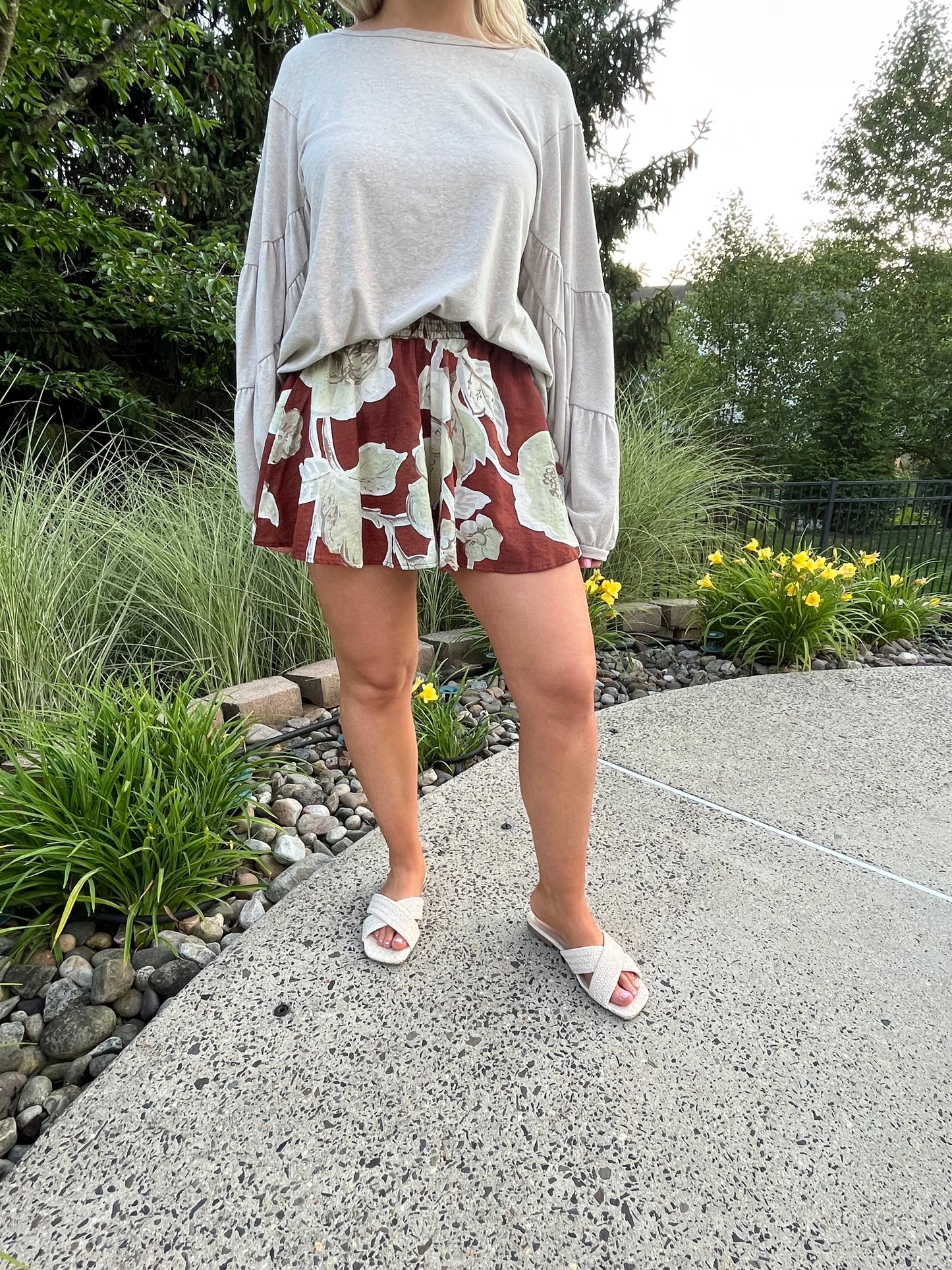 Flowy Floral Shorts