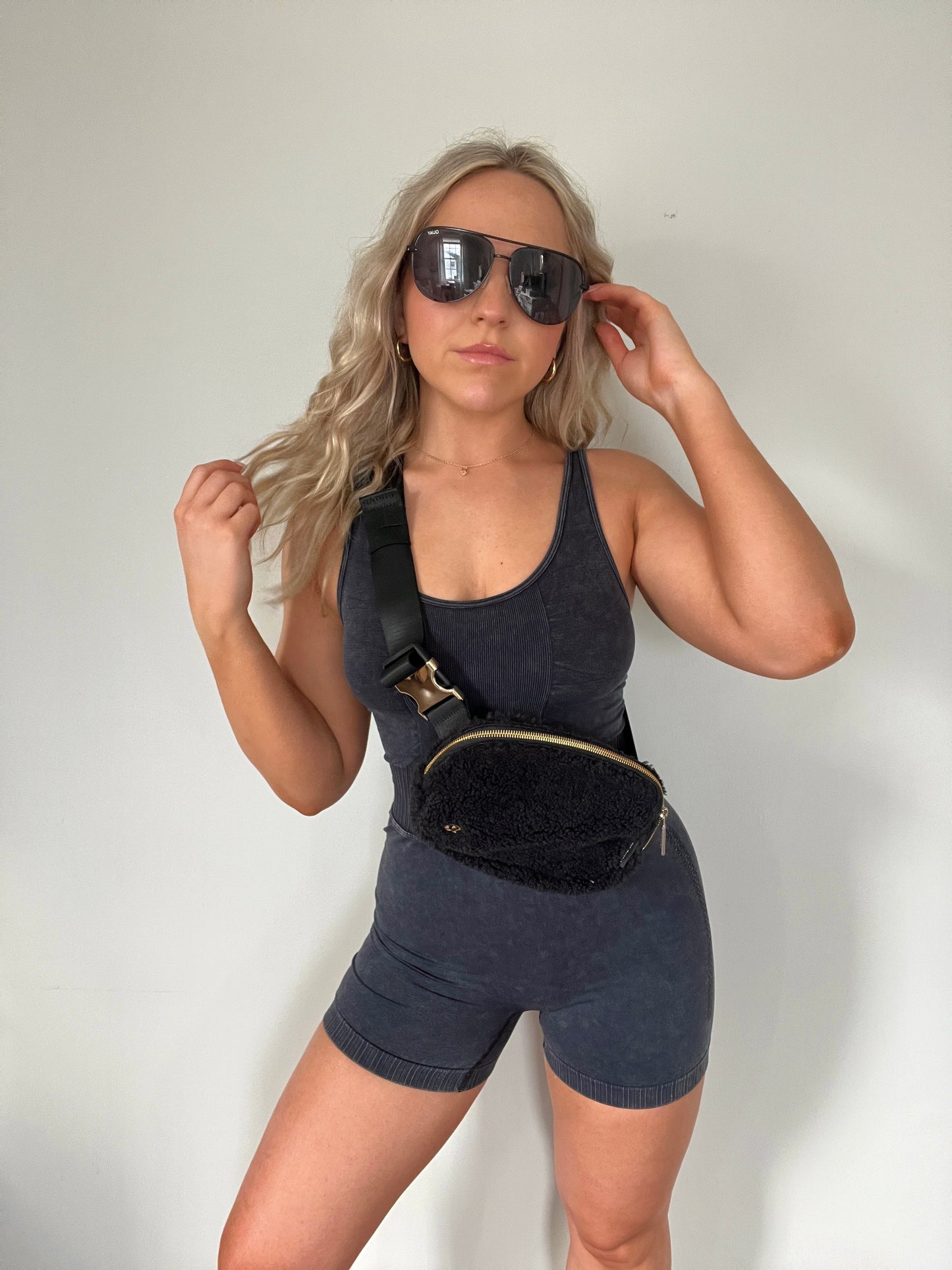 Step It Up Romper-Black